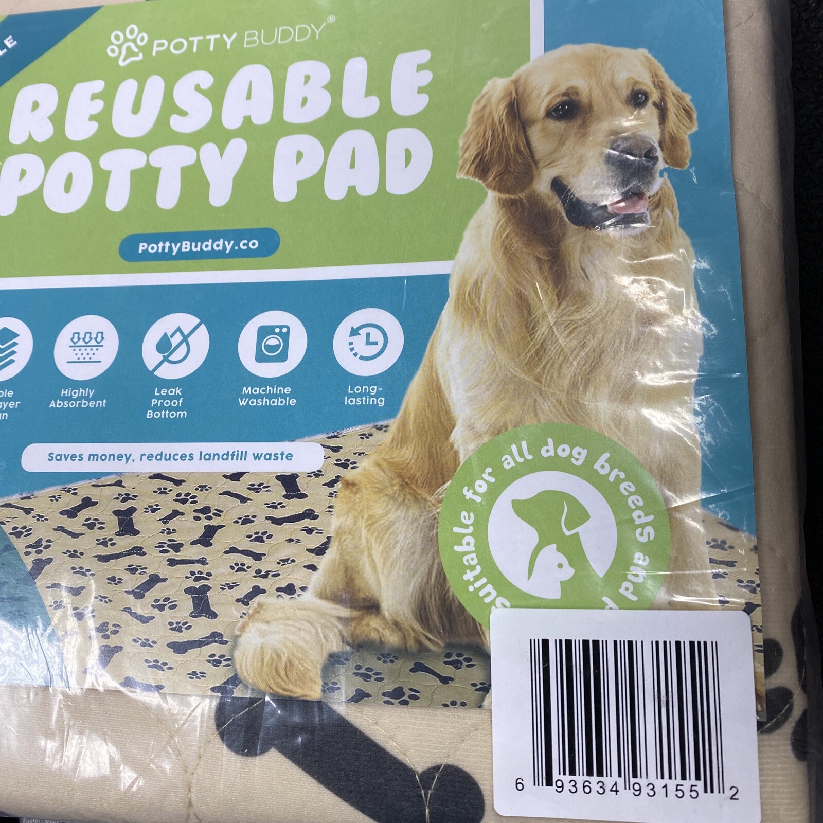 Reusable Pee Pads Washable Puppy Pads – Training Pet Pads Potty Pads (#3155)