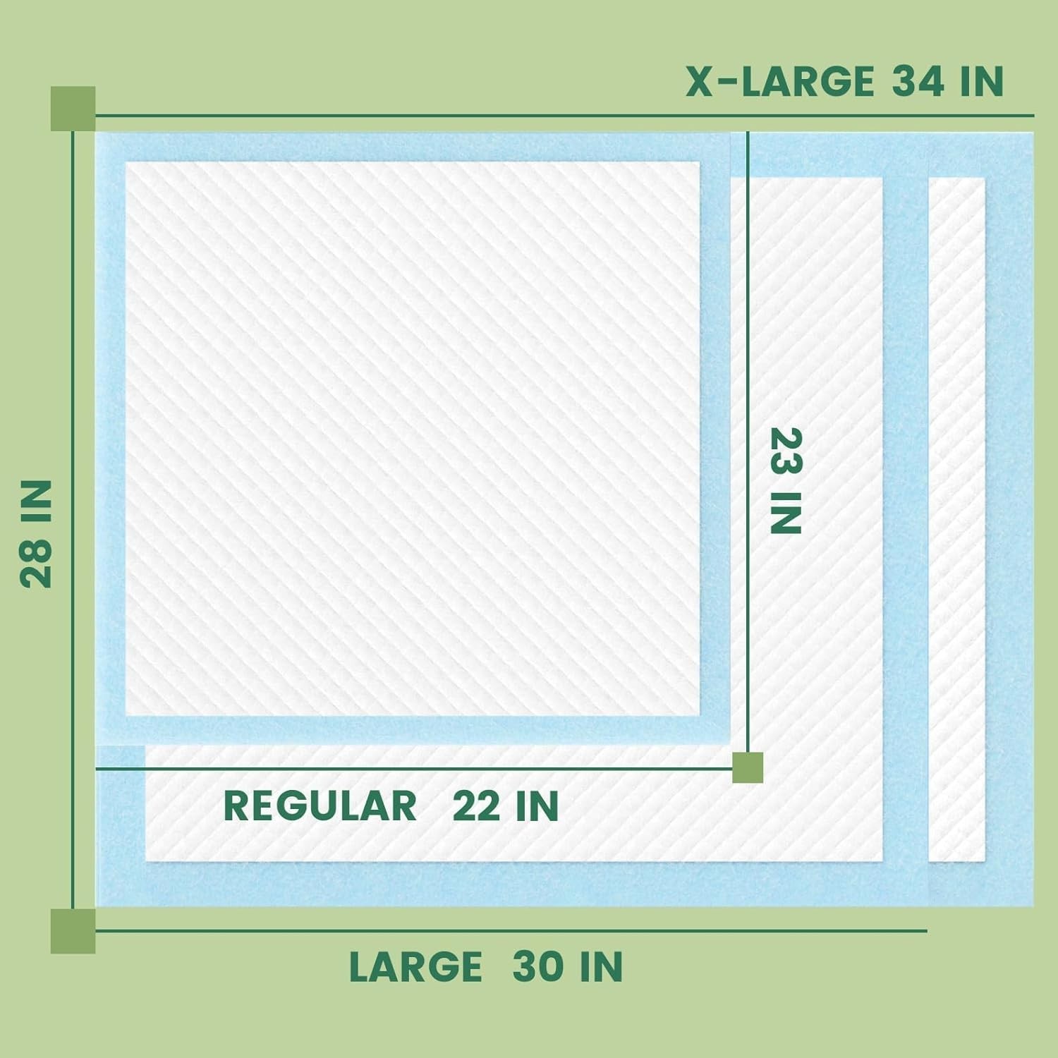 7 Layer Dog Pads 30×28 Inch, 30 Count – Super Dog Pee Pads Extra Large, Tear-…