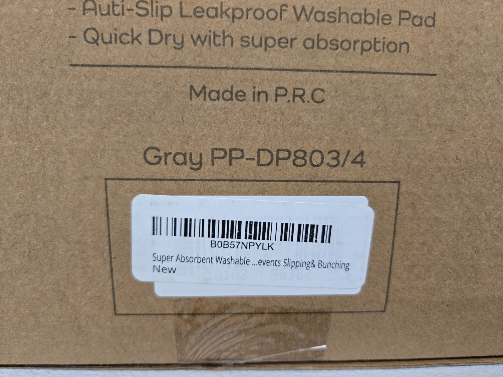 PitPet 4 Pack Reusable Dog Pet Training Pads Super Absorbent 36″x72″ Gray