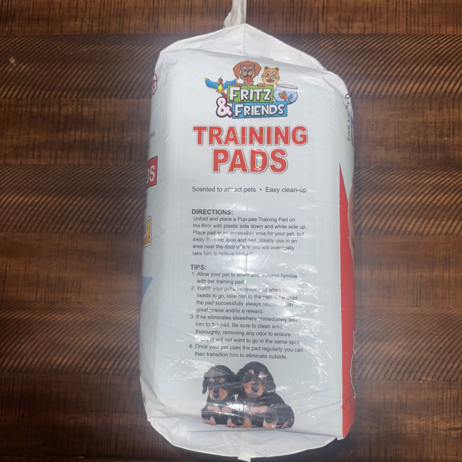 Fritz and Friends Training Pads 30 Pads (22”x23”) Scented Fast Dry Odor Control