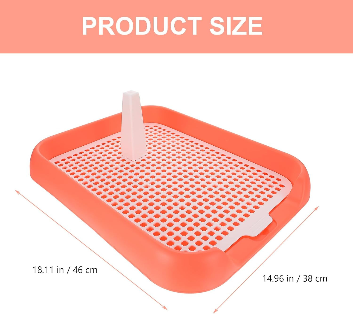Mesh Dog Toilet Puppy Potty Training Tray Indoor Dog Pee Pad Holder Anti-Slip Li