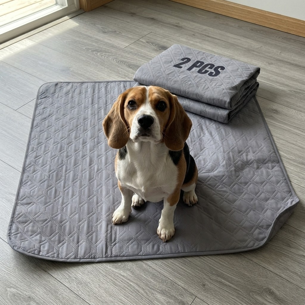 Washable Pee Pads for Dogs, 2Pack Reusable Puppy Pads