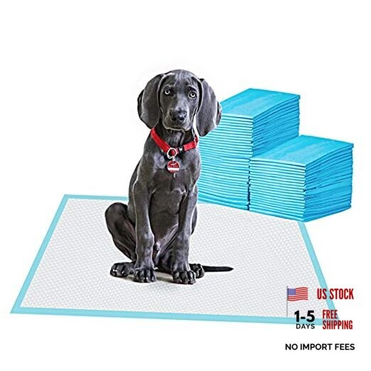 Large Pet Training and Puppy Pads Pee Pad for Dogs 24″x24″-80 Count Super