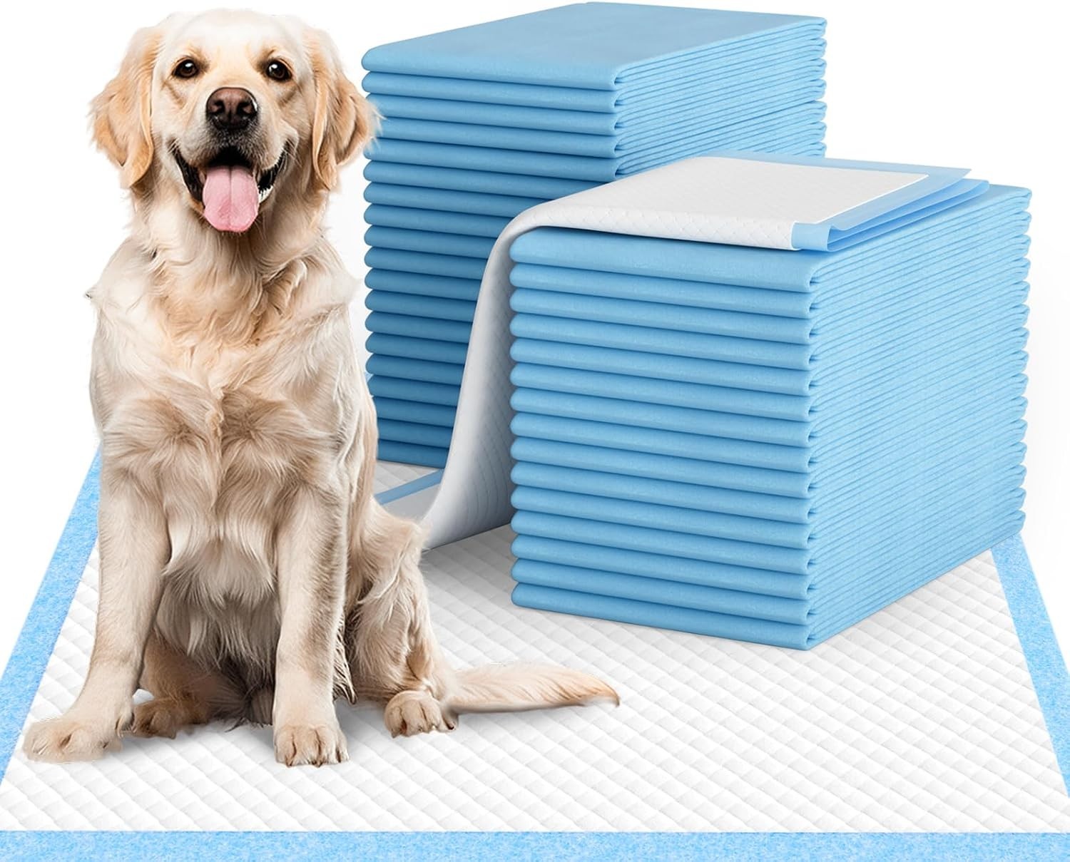 XL Puppy Pee Pads 28″x34″ 60ct, Super Absorbent