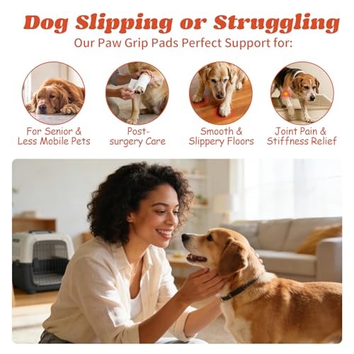 Anti-Slip Dog Paw Pads for Senior Dogs – 28 Pcs M