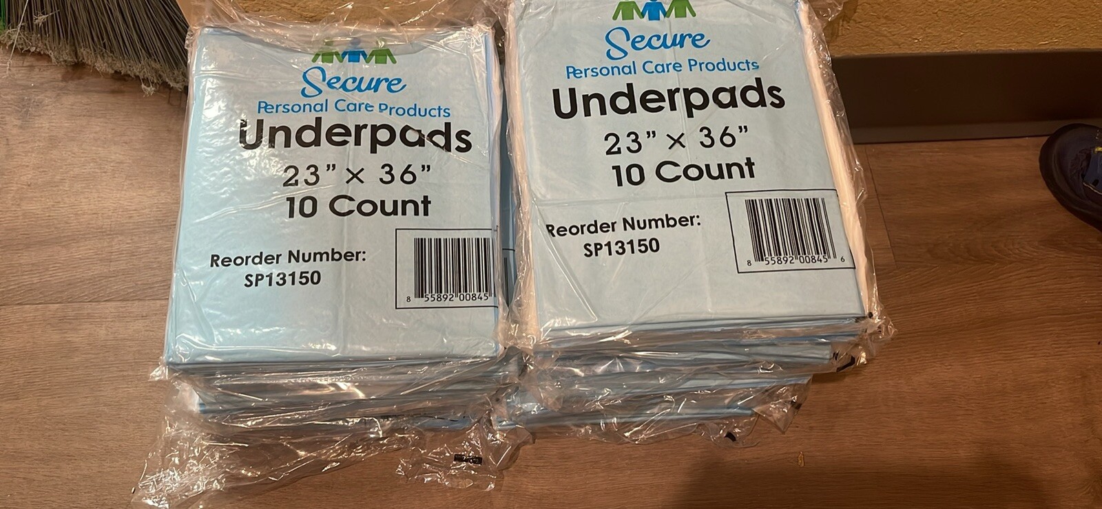 Underpads Personal Care And Doggy Training 23×36 10 Count In Pack Never Open