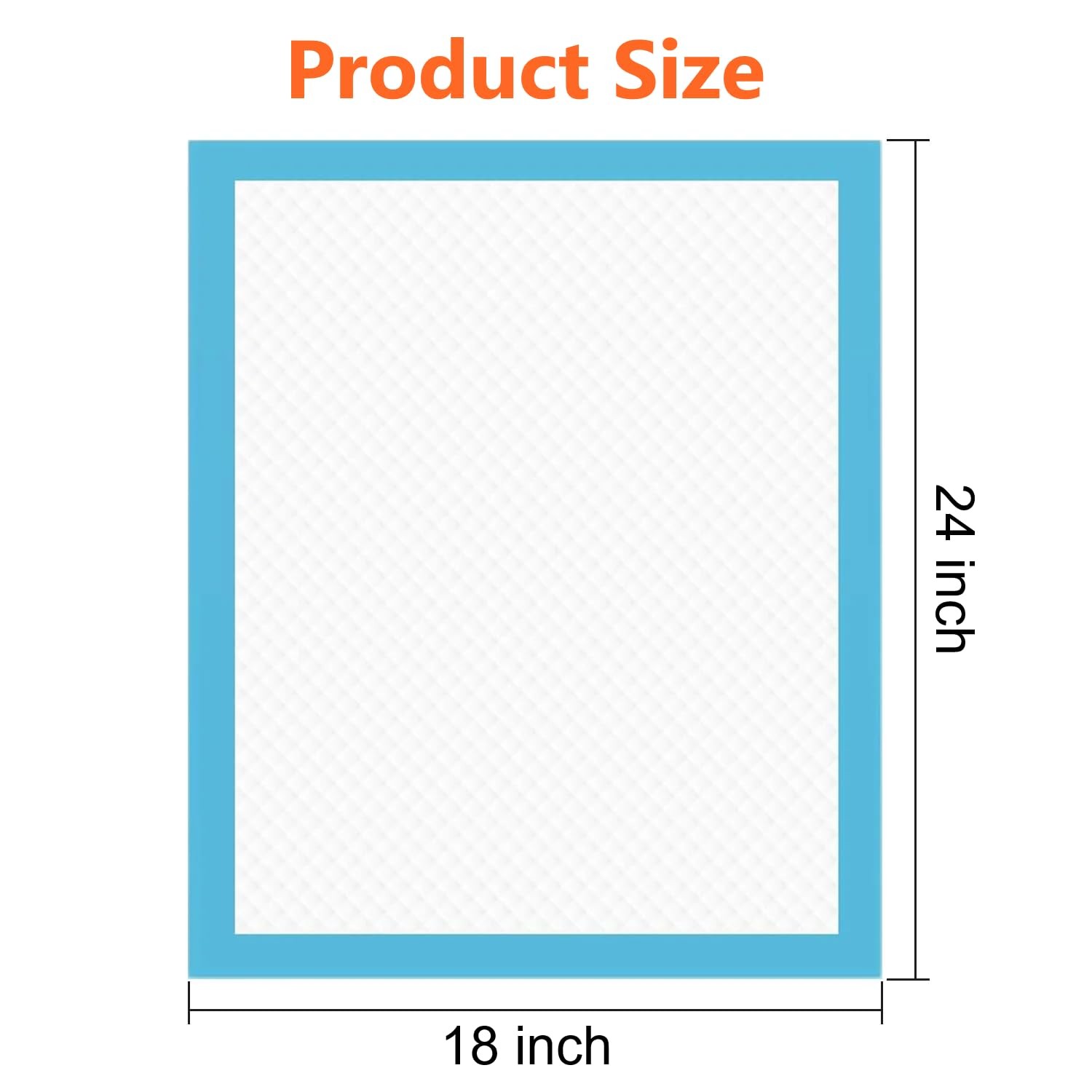 Dog and Puppy Pee Pads with 5-Layer Leak-Proof Design and Quick-Dry Surface f…