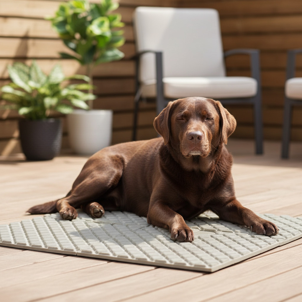 Play Mat Set for Dogs- Puppies 4 Interlocking Floor Mats