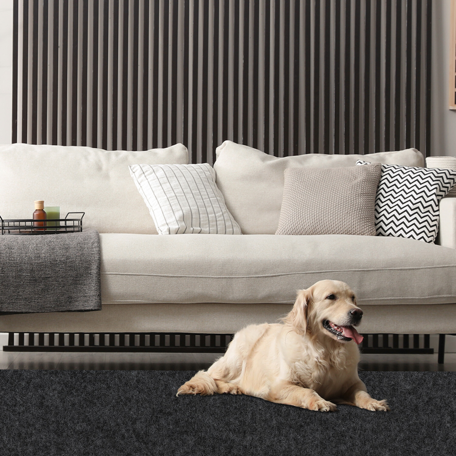 39″x79″ Pet Crate Kennel Carpet Pad Breathable Gray Non-Silp Pet Carpet Durable