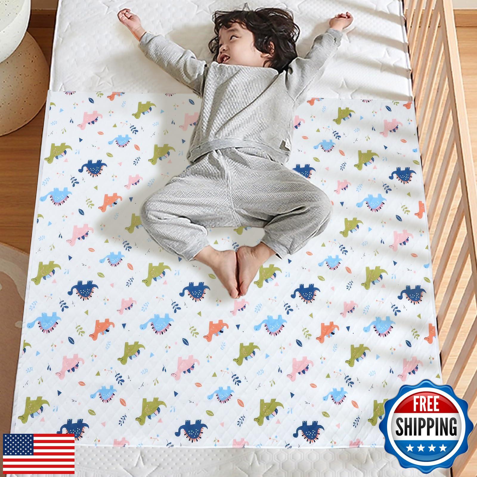 MooMoo Baby Waterproof Potty Training Pad Nighttime Reusable Underpad Mattres