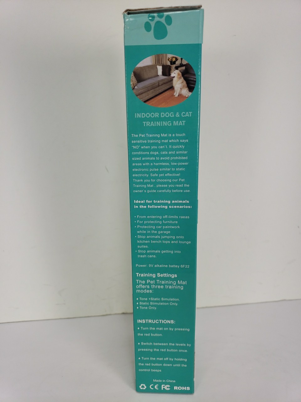 NEW ECOCONUT UNICAM 1260 INDOOR DOG & CAT ELECTRONIC PET TRAINING MAT 60″ X 12″