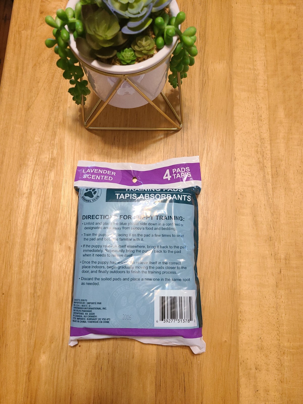 New Puppy Potty Training Pads Lavender Scented 4 Pack 22”x22” Pee Pads HH106