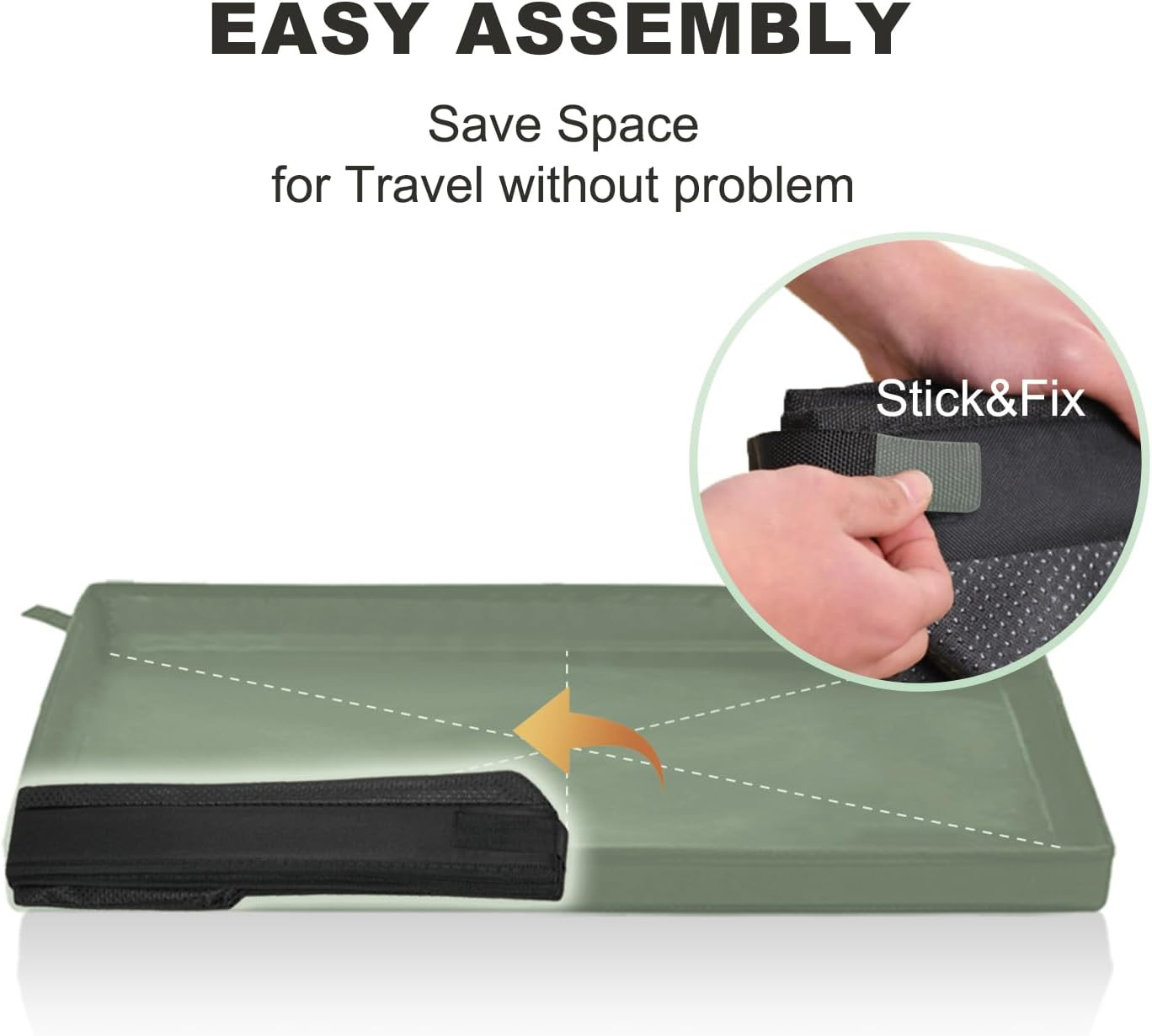 Small Portable Dog Pee Pads Holder for Travel, Puppy Pad Holder Foldable Liner B
