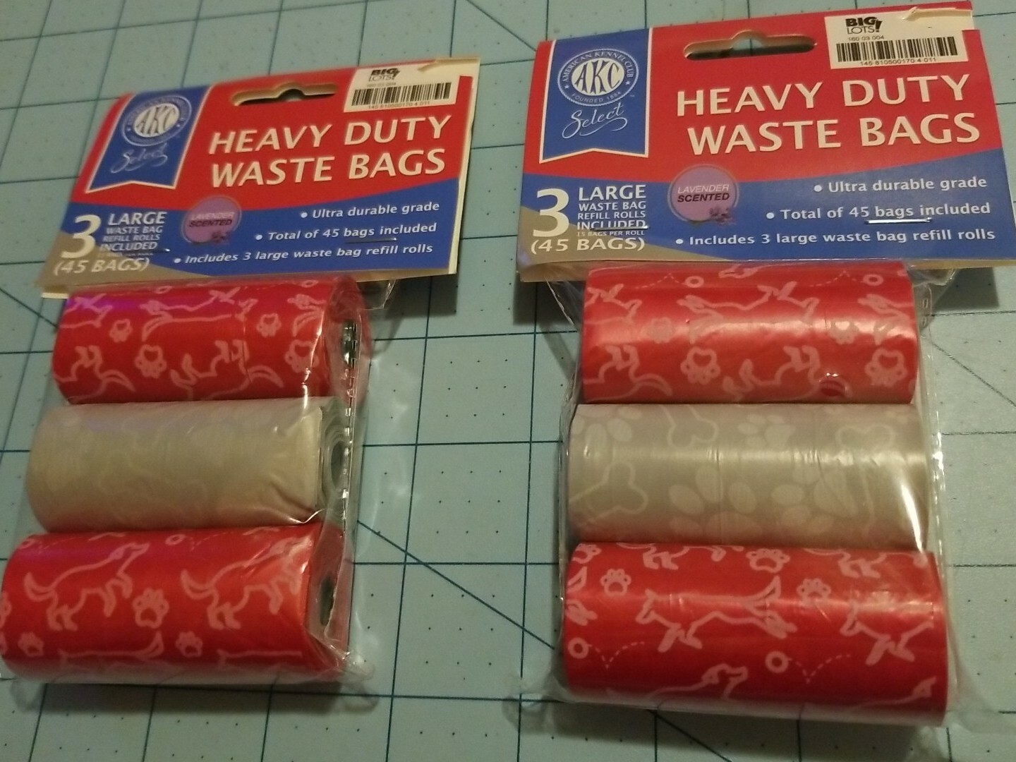 American Kennel Club Brand: 3 Pack Of Heavy Duty Doggie Waste Bag – 2 Sets, NEW