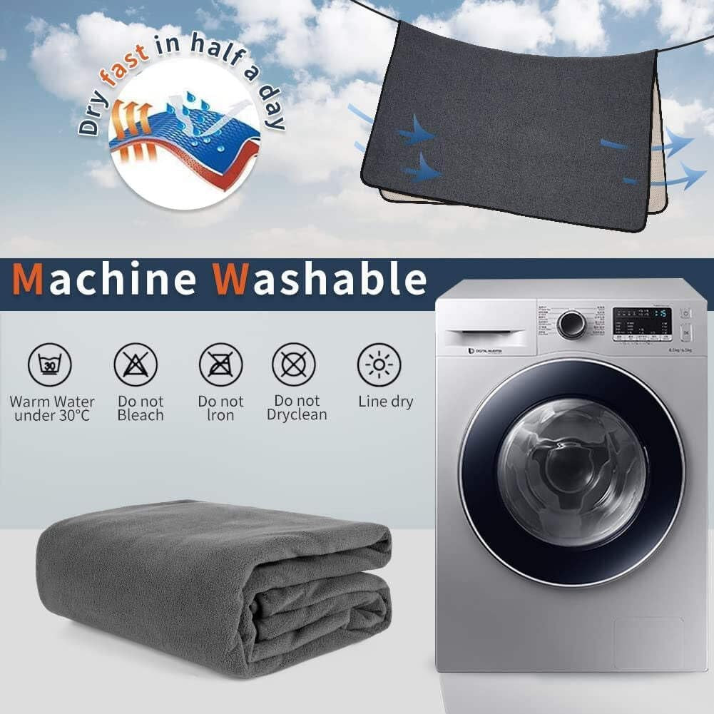 Extra Large Washable Dog Pee Pads – Waterproof Reusable Pet Mats
