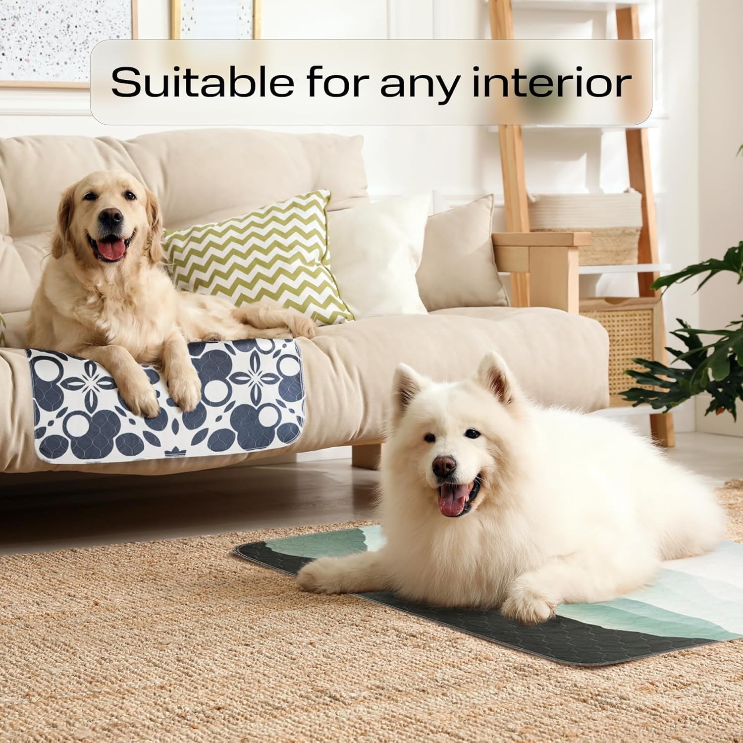 Washable Pee Pads for Dogs – 100% Waterproof, Leak-Proof, Non-Slip – Reusable