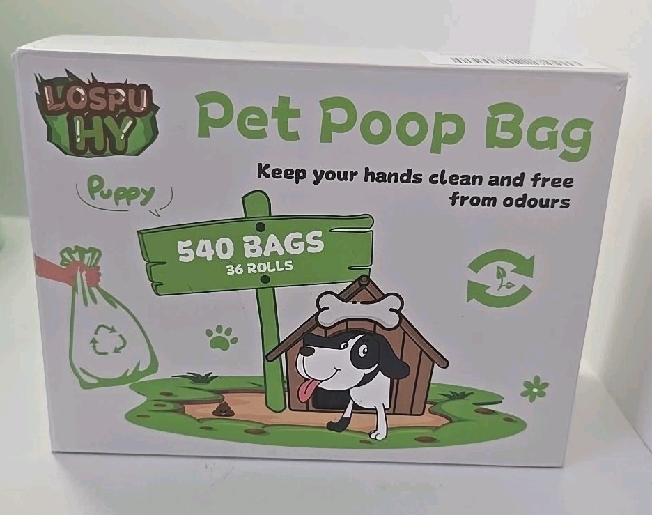 Puppy Starter Kit – 30 Pack Puppy Pads – L, 540 Pack Poop Bags, Potty Spray