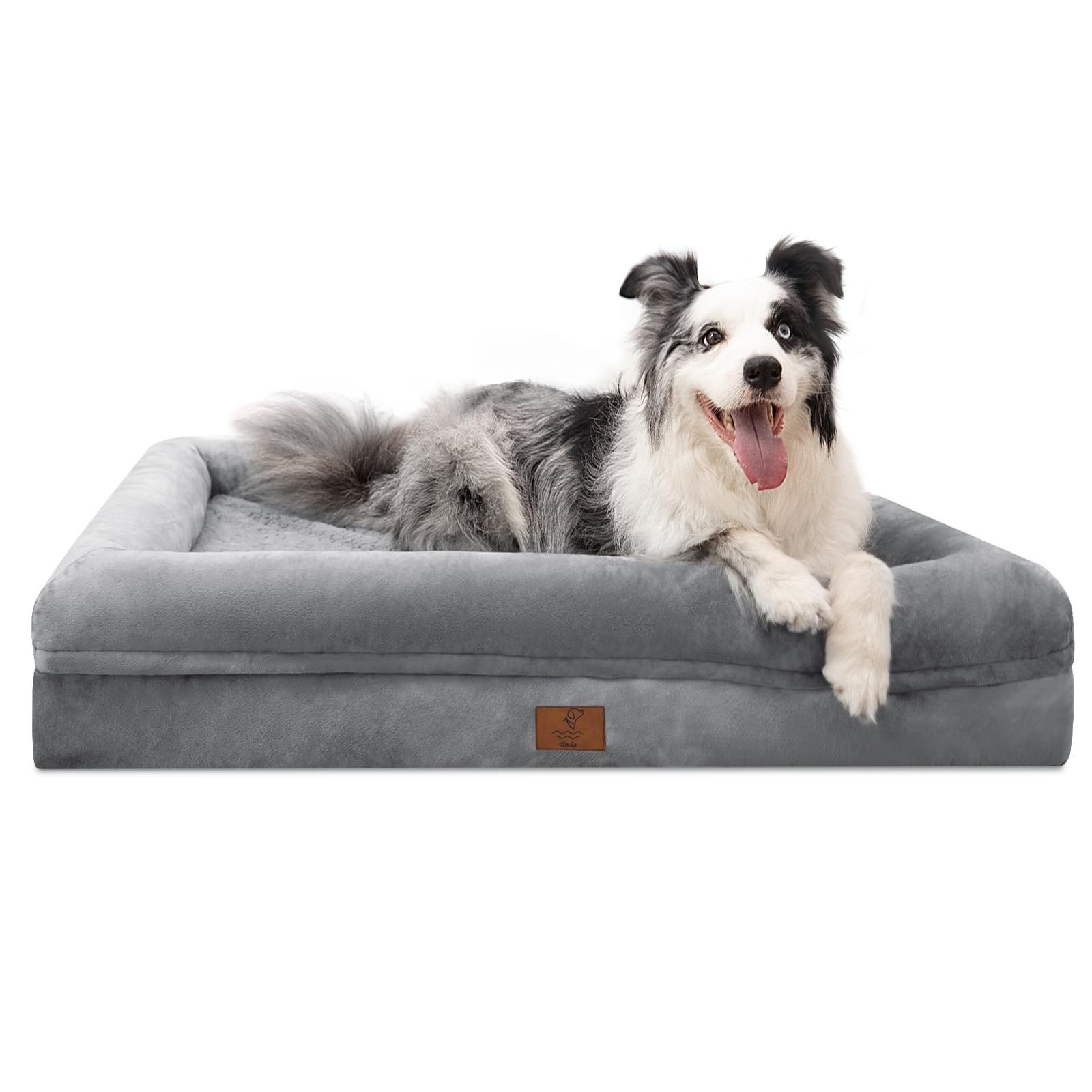 Orthopedic Dog Bed Waterproof Pet Sofa for Large Sized Dogs | 360 Degree Bols…