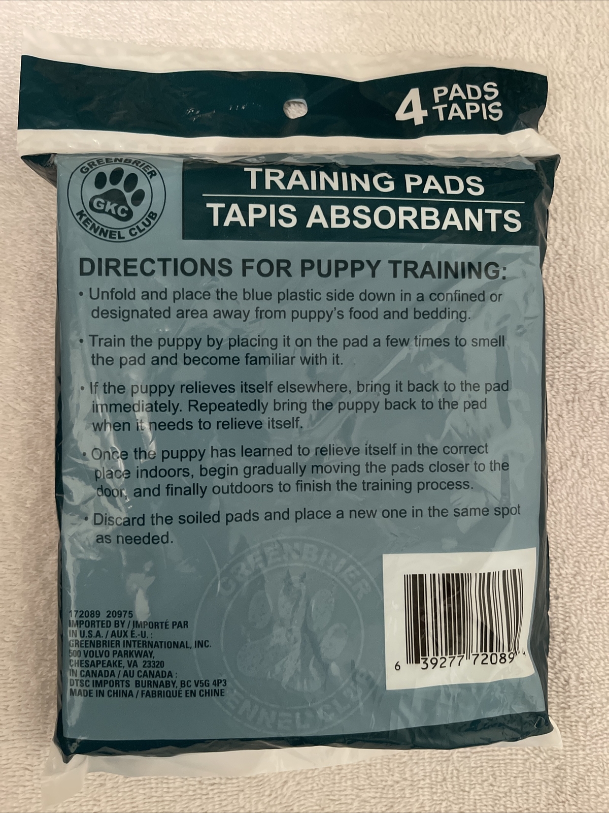 Puppy Training Pads 22″ x 22″ Heavy Duty Super Absorbent , New