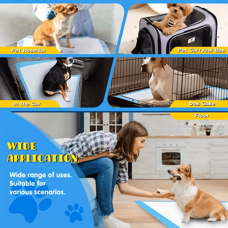 XXXL dog pee pads,size 28X44IN 75 pieces per pack/ 22″X22″ 50 pieces per pack