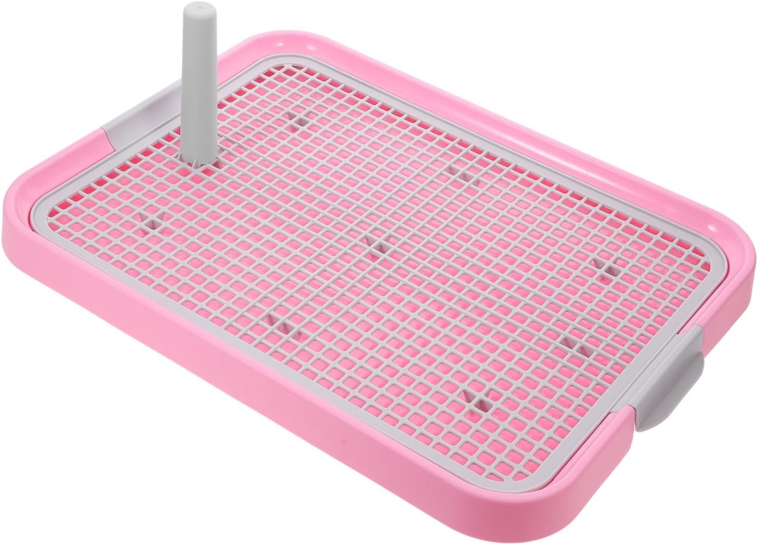Indoor Dog Toilet Pet Potty Tray Anti-Slip Breathable Plastic Grid Design 18.89X