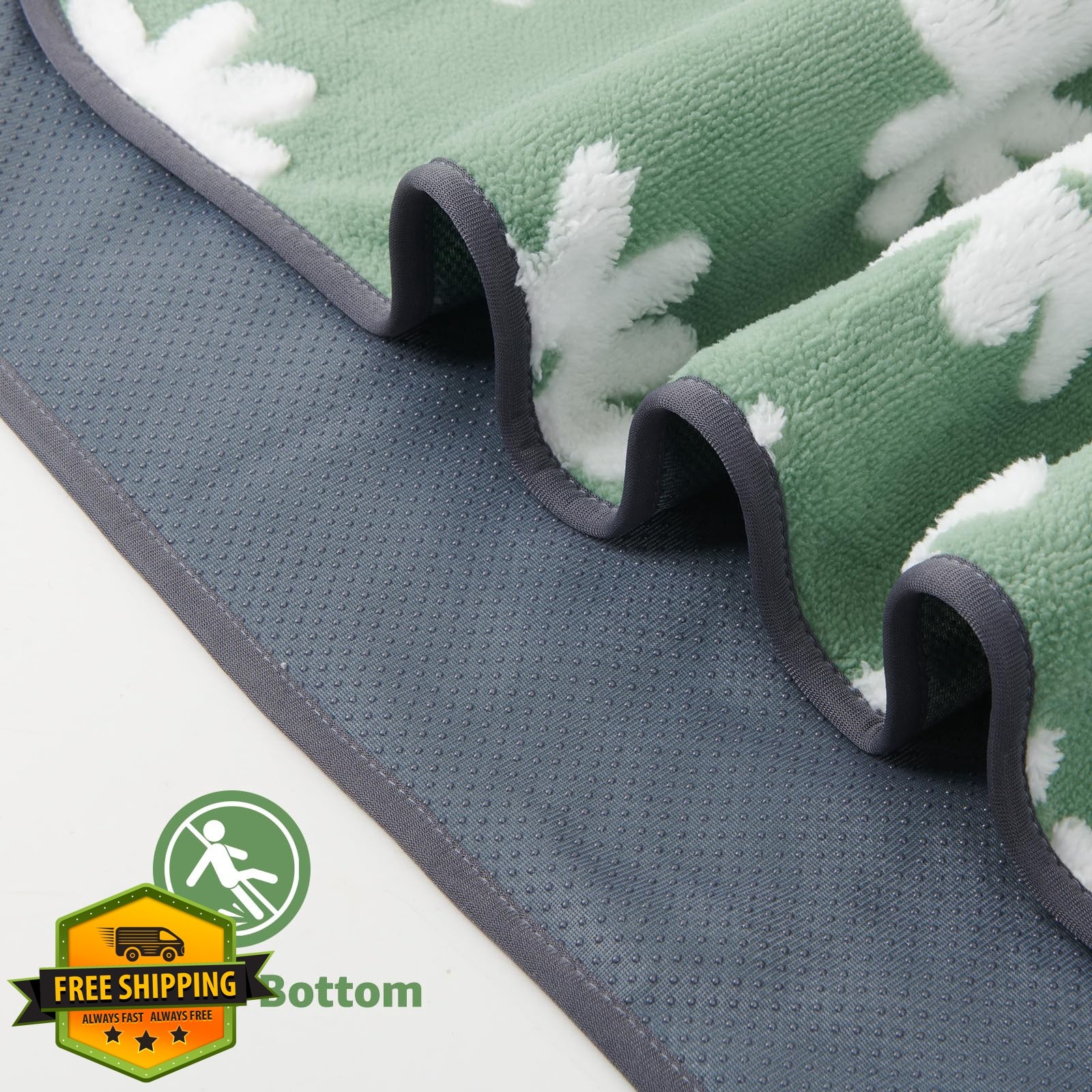 LOOBANI 36″x72″ 2 Pack Green Daisy Puppy Pads