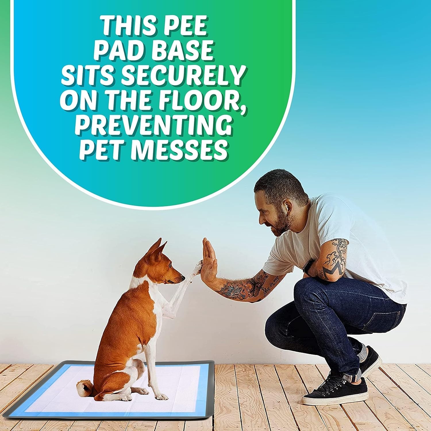 Leak-Proof Dog Pee Pad Holder for Stress-Free House Training – Silicone Tray