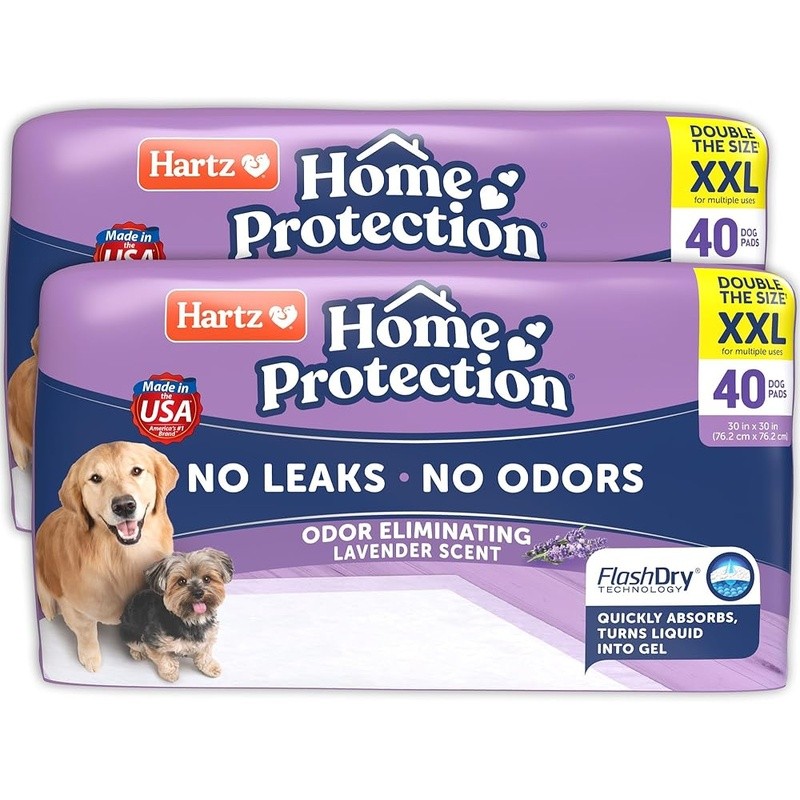 Leak Proof Puppy Pads FlashDry Technology Odor Control 6 Layers 80 Count New