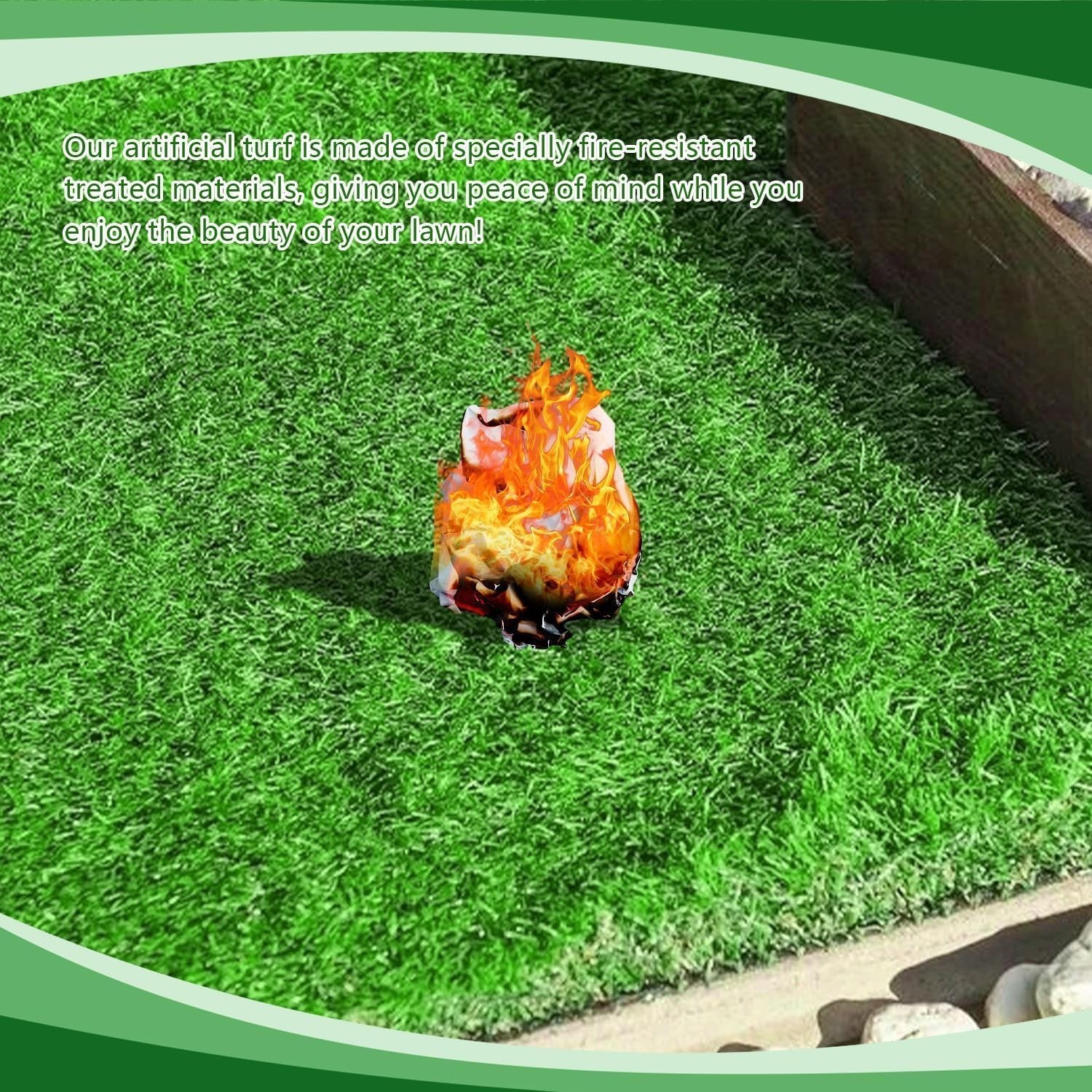 High-Quality Artificial Grass Turf for Dog Potty Training – 118.1×39.4 inches