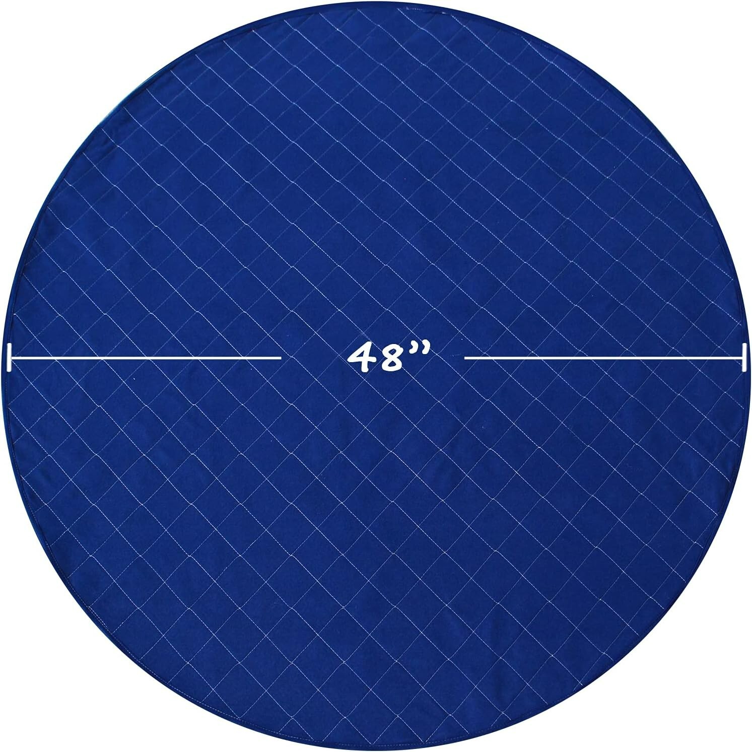 Washable Dog Pee Pad 36″/48″ Round Whelping Pad Reusable Non-slip Training Pad