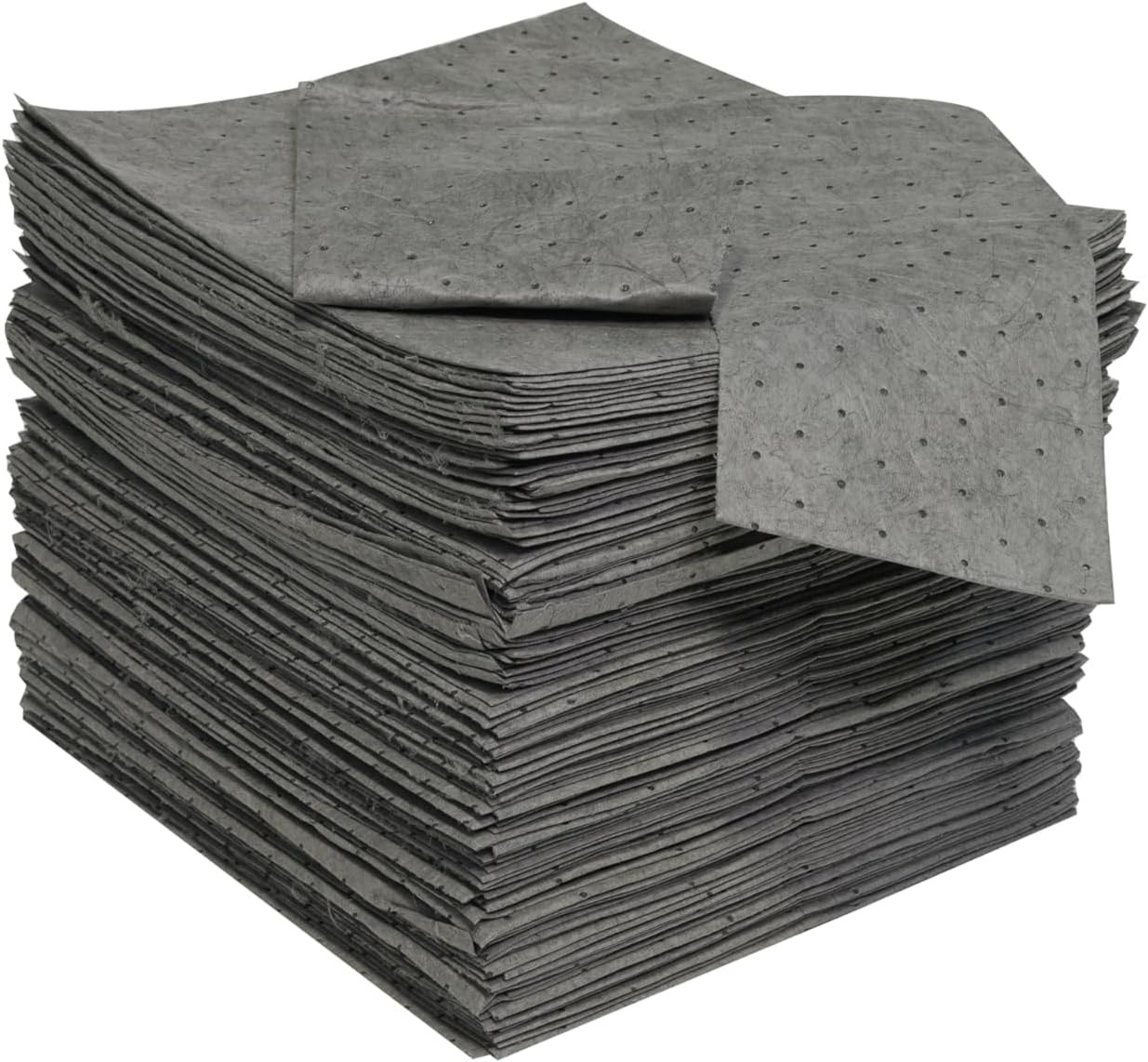Spilfyter Universal Light Duty Absorbent Pads, 16″ X 18″, 200 Count | Single Ply