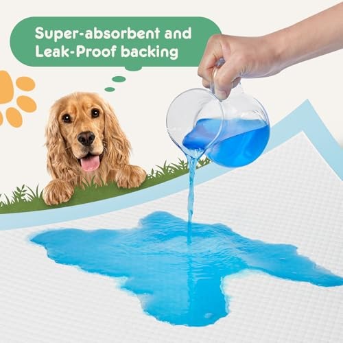 Count Puppy Pads for Dogs, 22″ x 22″ Potty Puppy Training Pad, 21.7″x21.7″ 100