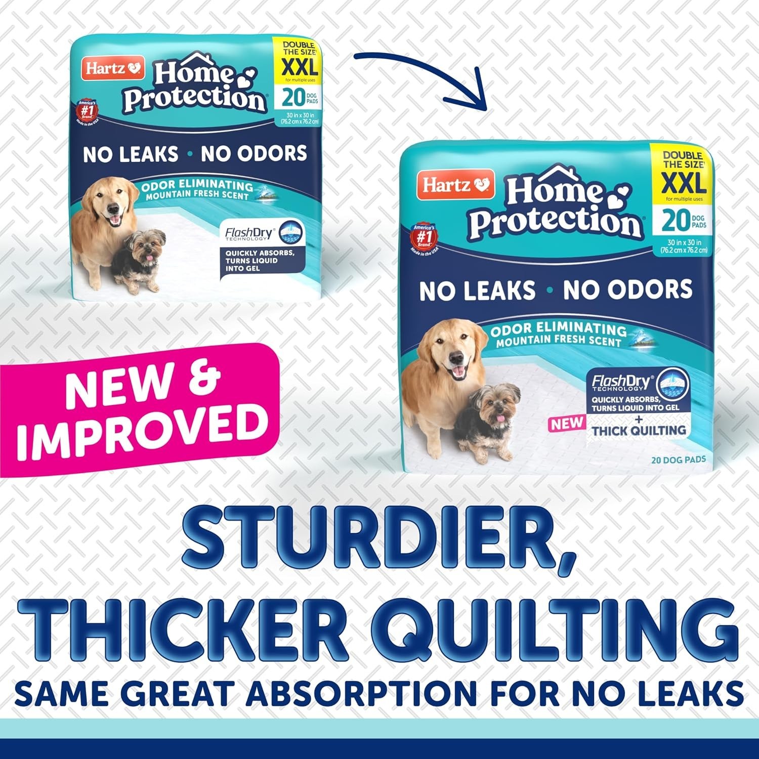 Home Protection Super Absorbent Odor Eliminating Mountain Fresh Scented No Le…