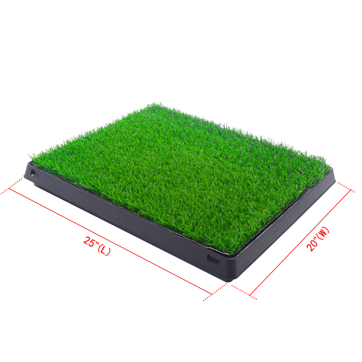 25*21in Puppy Dog Pet Potty Training Pee Pad Mat Tray Grass Indoor House Toilet