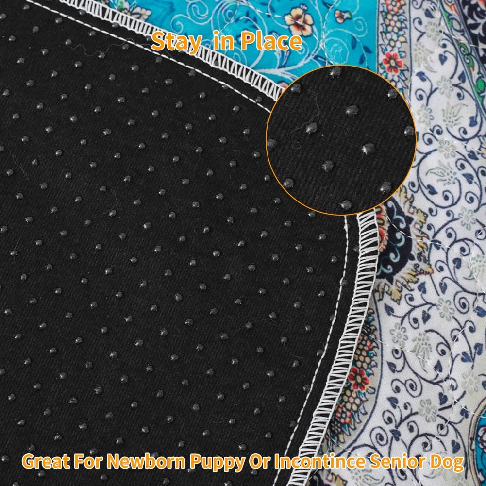 2 Pack Washable Pee Pads for Dogs 36x36Inch, Waterproof Puppy Pads with Fast …