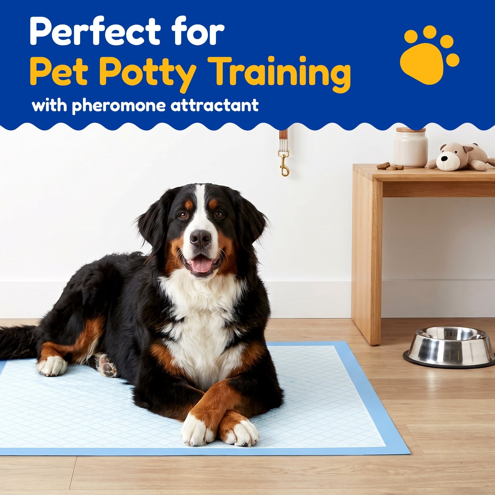 Powools XL Puppy Pads 100 Pack 34×28 Leak Proof 6-Layer Dog Training Pads Pee