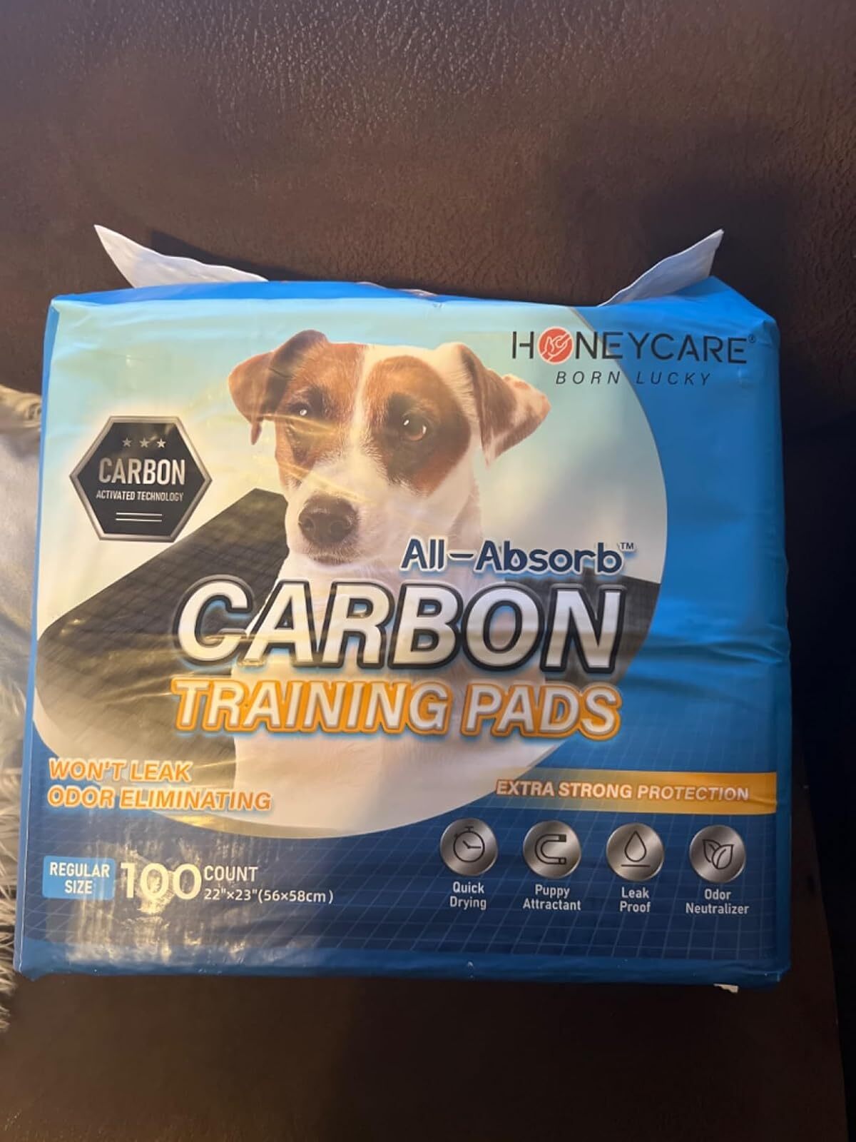 100Ct All-Absorb Puppy Training Pads 22×23″ Ultra Absorbent and Odor Eliminating