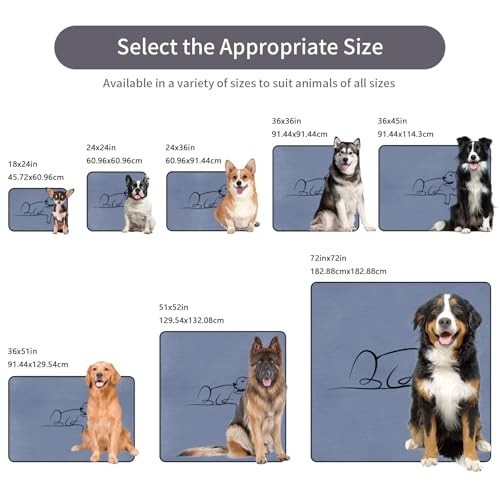2 Pack 36″x36″ Washable Dog Pee Pads – Reusable, Non-Slip, Leak-Proof Training P