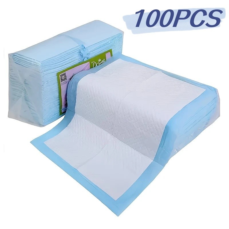 100pcsMultiple sizes available, pet training pad, essential for home and travel.