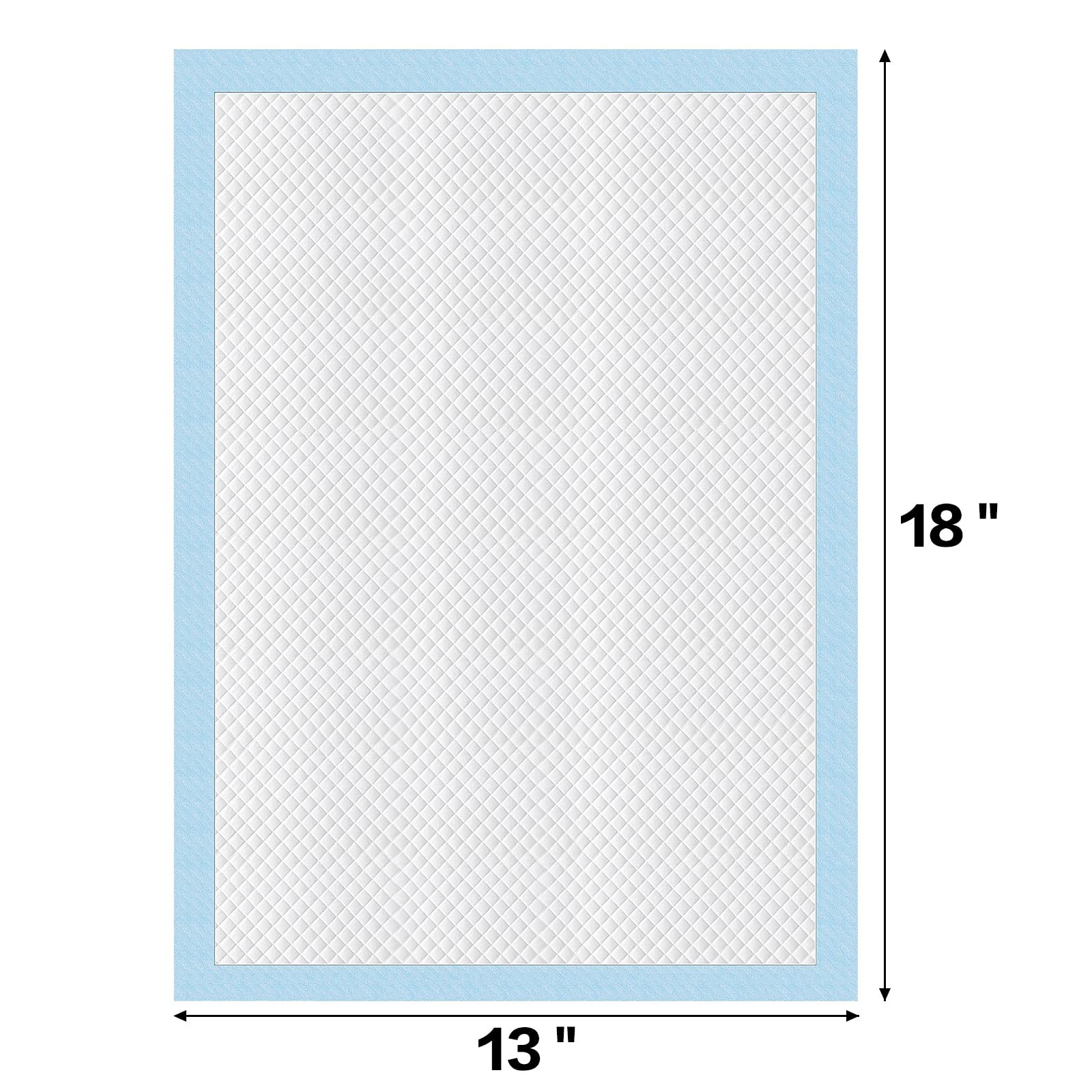Dog and Puppy Training Pads, 13”×18” Disposable Dog Pee Pads, 100/Counts Ultr…
