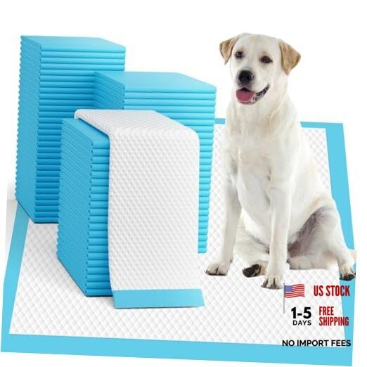 Puppy Pads 50 Pack, 34″x28″ Extra Large Dog Pee Pads Thicker Disposable Dog