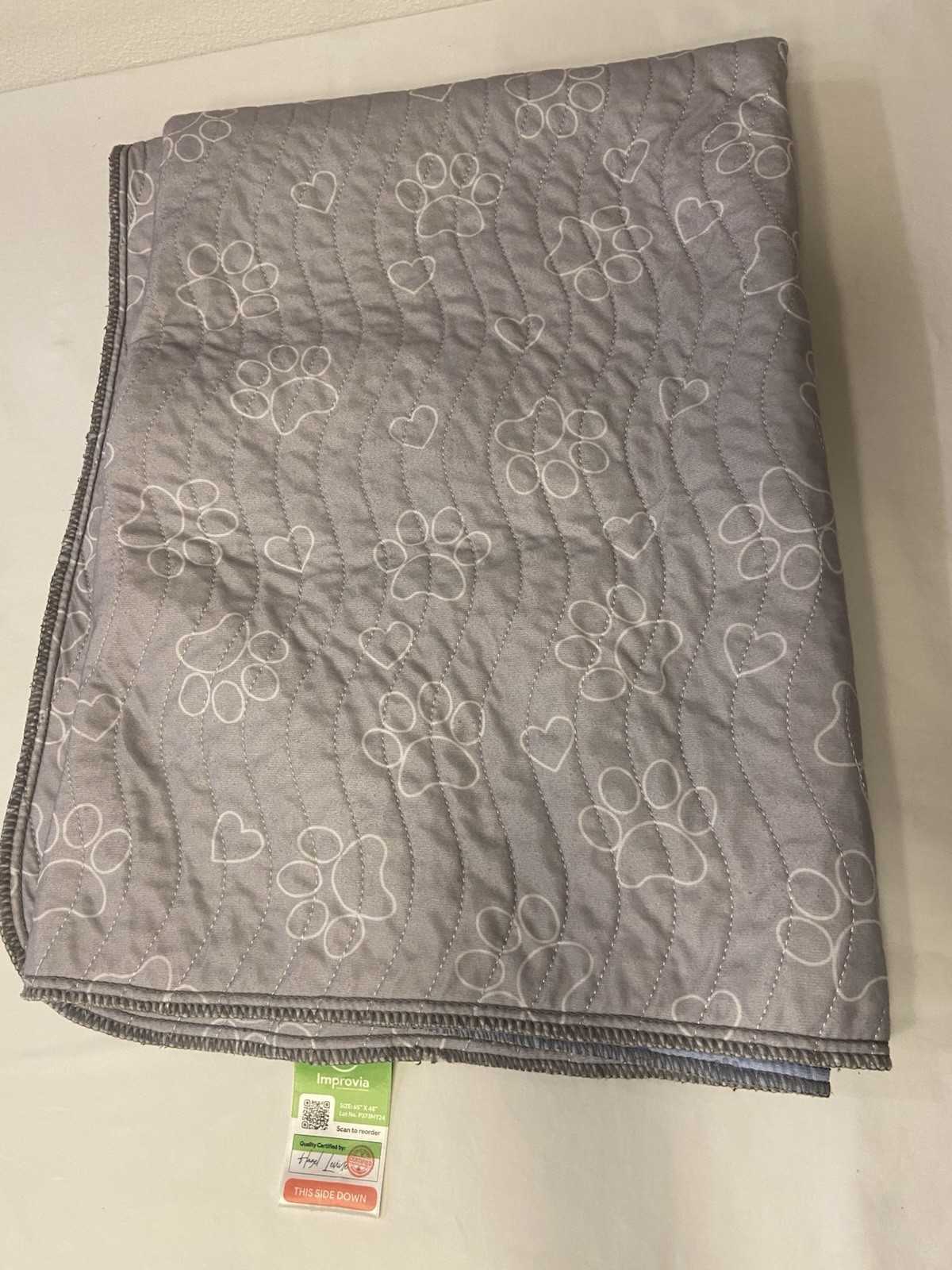Improvia Extra Large Dog Mat For play pen Or Training Non Slip Heavy Duty 65×48