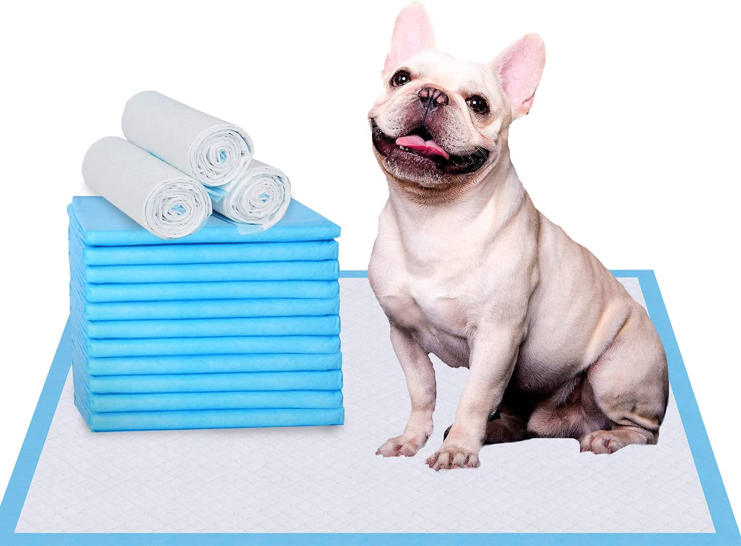 Puppy Pee Pads 22″X23″-100 Count | Dog Pee Training Pads Super Absorbent & Leak-