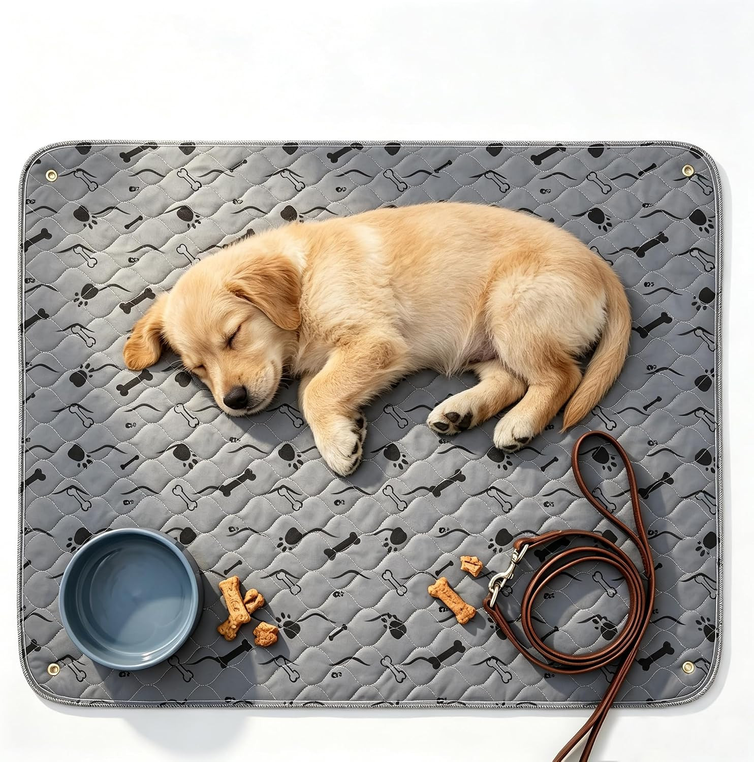 Washable Pee Pad Dog,Waterproof Puppy Training Mat, Reusable Pet Bed Pad | Heavy