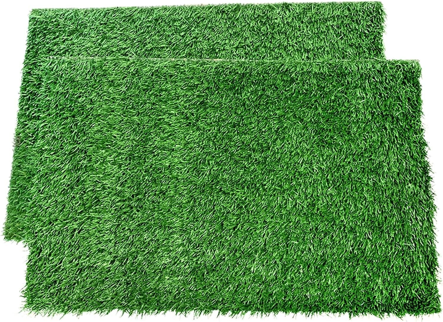 Indoor Outdoor Dog Grass Pads for Potty Training 14 inches by 18 inches