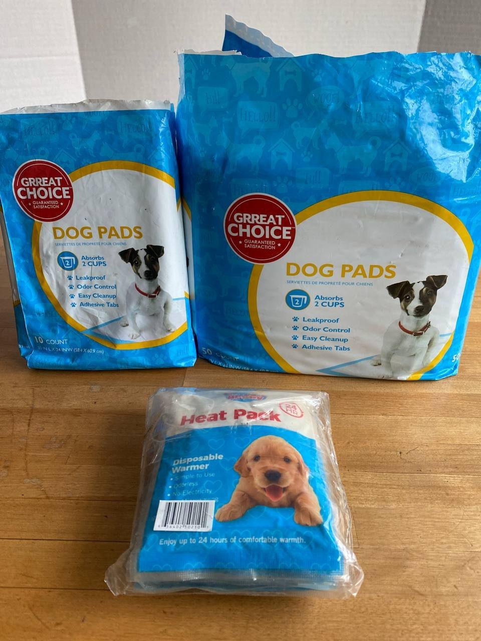 Grreat Ghioce Dog Pads 23 in L x 24 in W Pads for Puppy Training Indoor Outdoor