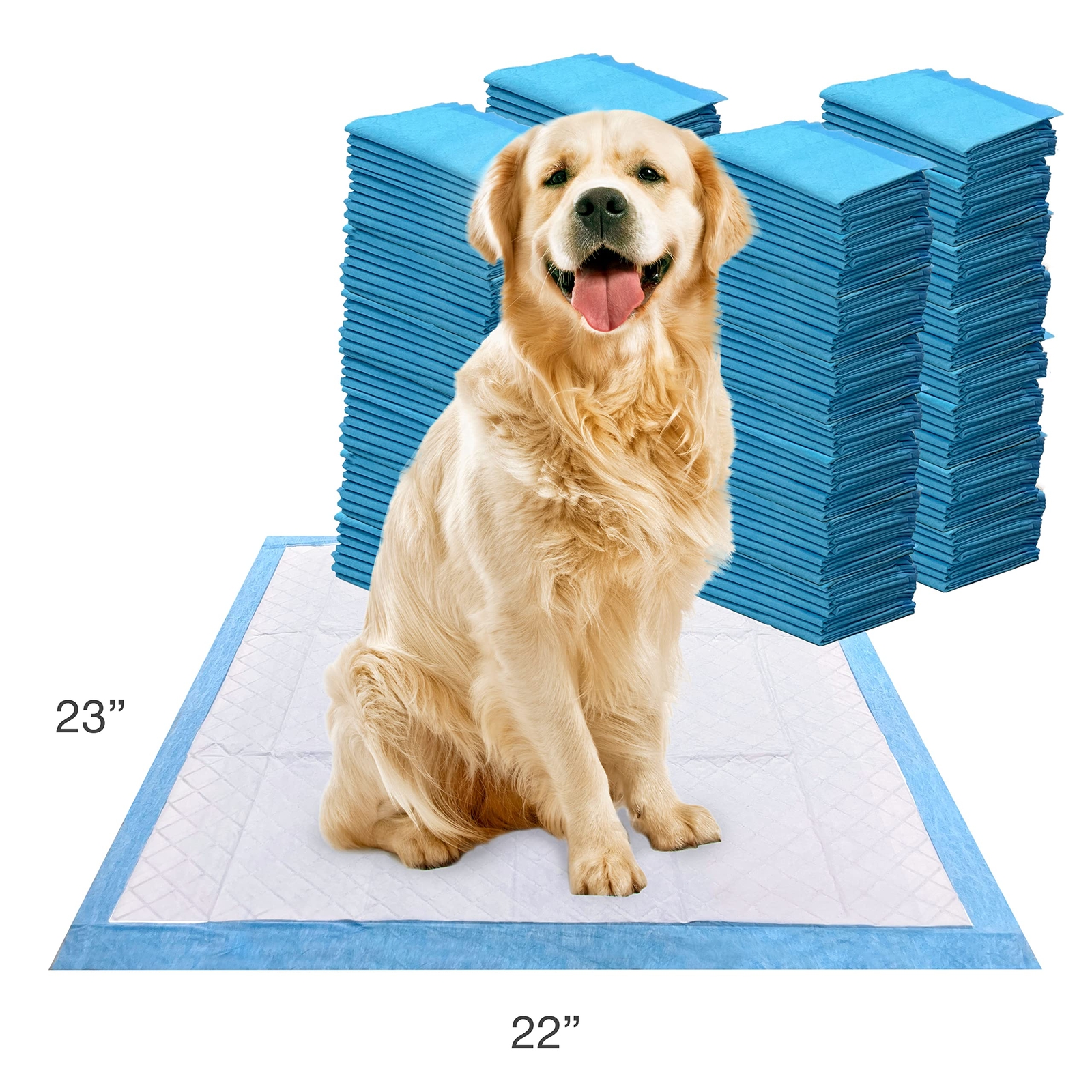 Wee Wee 200 Count Dog Pee Pads 22×23 6 Layer Leak Proof Training Pads