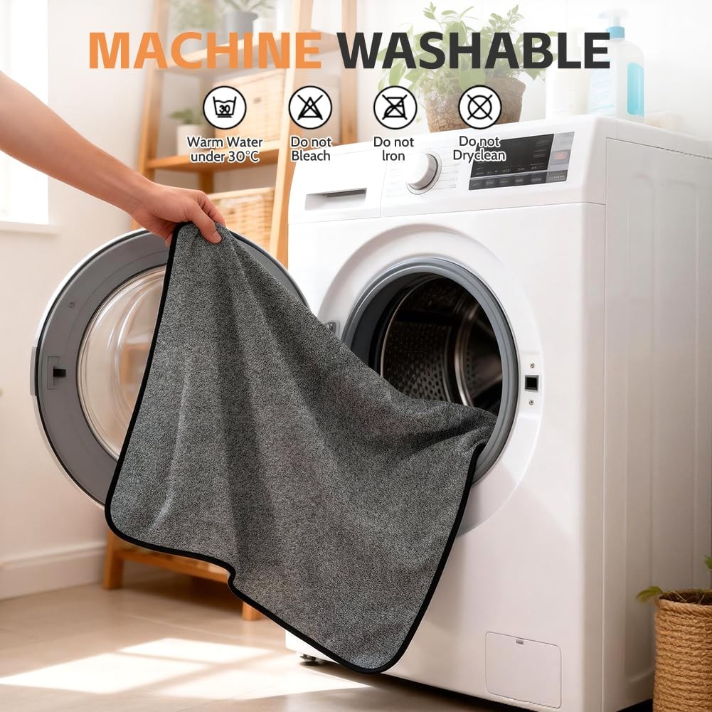 Washable Pee Pads for Dogs 65″x45″/72″x72″ Extra Large Reusable Pee Pads Wate…