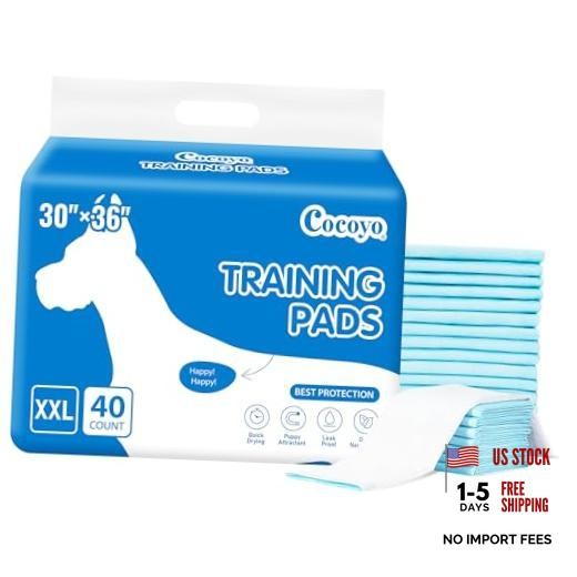 Training Pads 30″x36″ – XXL XX-Large 40 – 40 Count