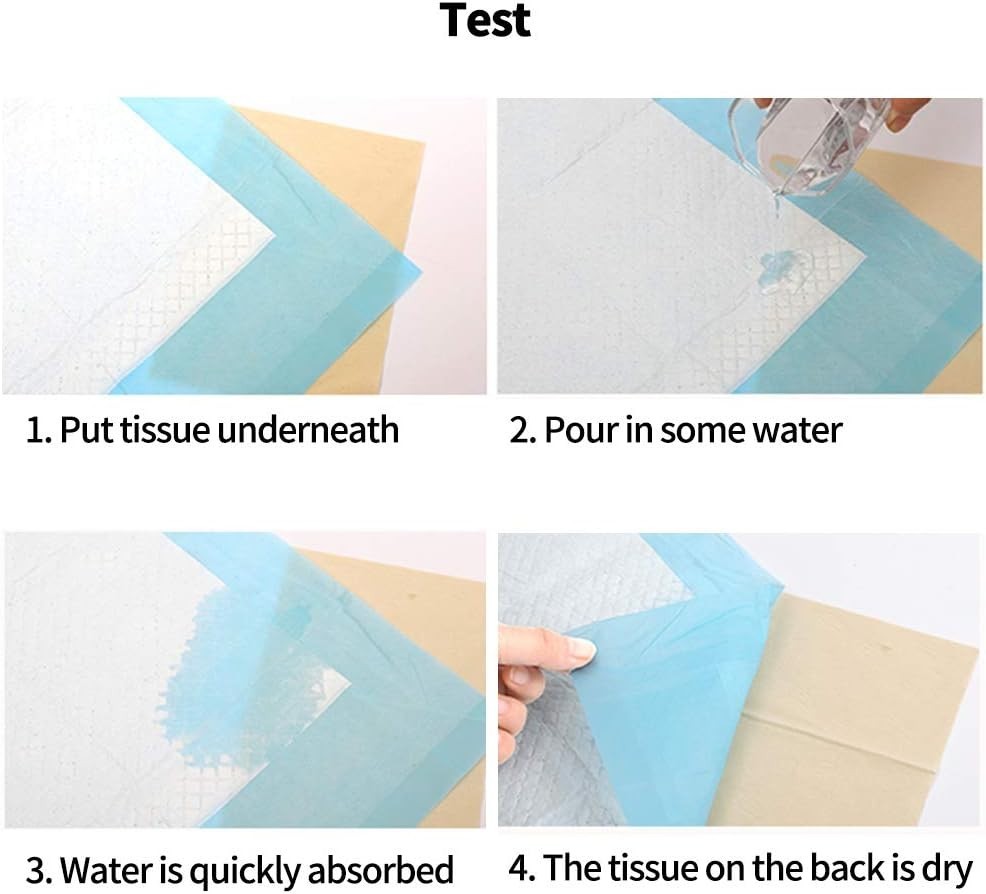 Eco-Friendly Pet Training Pads – 100 Count Disposable Pee Pads for Small Animals